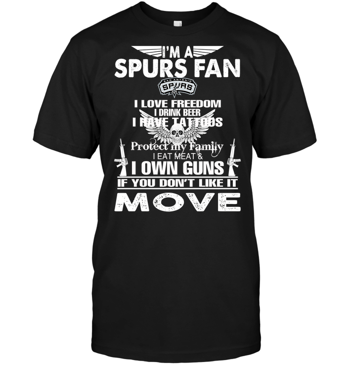 San Antonio Spurs "i'm A Spurs Fan" Personality T-Shirt San Antonio Spurs "i'm A Spurs Fan" Personality T-Shirt